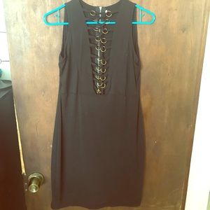 Black bodycon dress